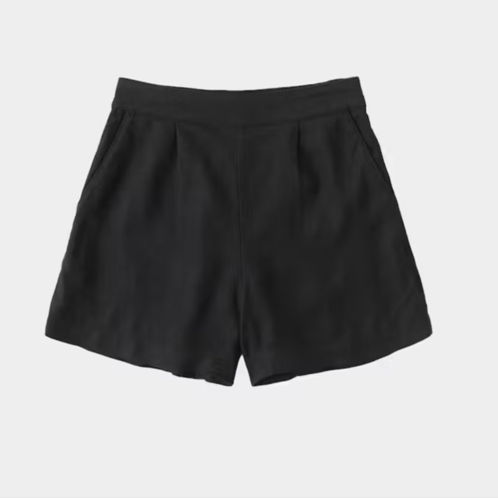 Abercrombie & Fitch High Waist Black Shorts